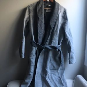 Gray Wrap Coat Soia & Kya size medium